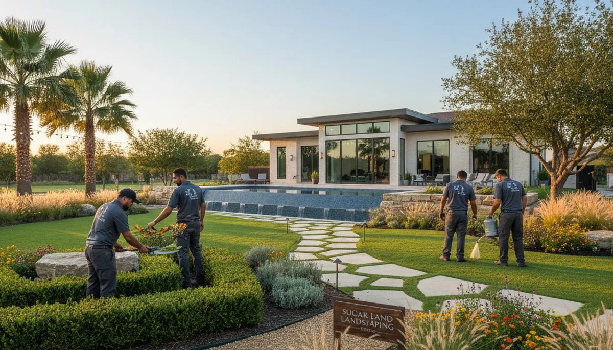 Houston, TX landscaping services for residential and commercial property maintenance
